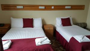 Llit o llits en una habitació de Anno Santo Hotel