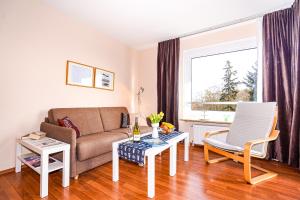 Posezení v ubytování Hanseat II Whg 129