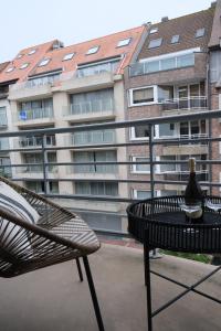 Balkón nebo terasa v ubytování Gezellig vernieuwd appartement dichtbij het Rubensplein, Knokke