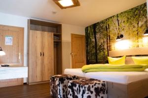 Postel nebo postele na pokoji v ubytování Pension Waldwinkel