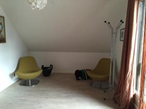 Posezení v ubytování Bagsværd Apartment