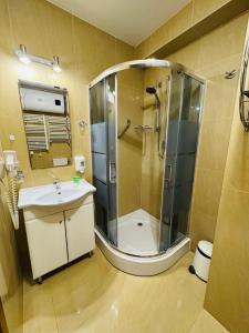 Koupelna v ubytování Apartamenty Baltic Sea Kasprowicza 314