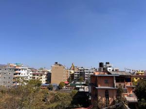 Γενική άποψη της πόλης Κατμαντού ή θέα της πόλης από  αυτό το διαμέρισμα