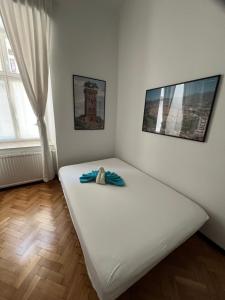 Posteľ alebo postele v izbe v ubytovaní Home in Krakow Silvio's Apartments