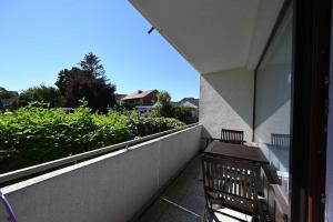 Balkón nebo terasa v ubytování FeWo Sandrock Nr 13 Solmare