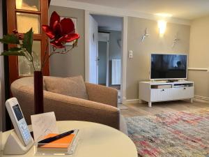 Μια τηλεόραση ή/και κέντρο ψυχαγωγίας στο Haus 25 in Oldsum