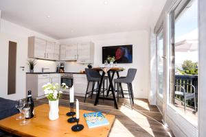 Köök või kööginurk majutusasutuses Königsredder 5 DG