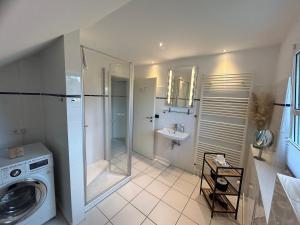 Koupelna v ubytování Ferienwohnung Enna + 17 fotografií