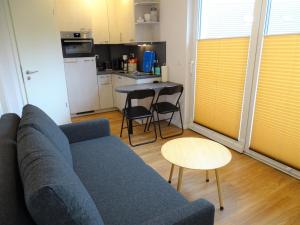 Kuchyň nebo kuchyňský kout v ubytování Lütt Plambeck-Appartement Melanie EG 2