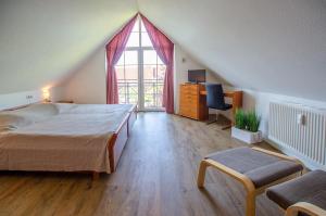 Postel nebo postele na pokoji v ubytování FeWo Kelli`s Nest