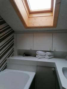 Koupelna v ubytování Hotel Garni Tannleger B&B