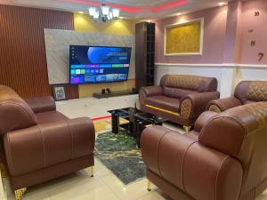 TV a/nebo společenská místnost v ubytování BITGA Home