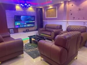 TV a/nebo společenská místnost v ubytování BITGA Home