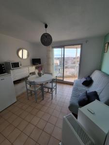 Køkken eller tekøkken på Studio centre port Valras