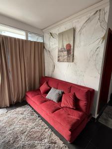 Posezení v ubytování Suites vergel balcón