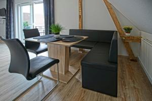 Posezení v ubytování oberes Apartment Sonnenschein