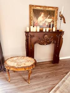 Χώρος καθιστικού στο Ambiente Deluxe Wellness mit Sauna