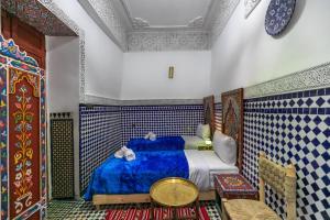 Posezení v ubytování Dar Amazigh