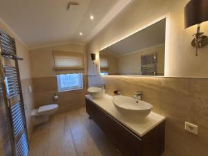 Ένα μπάνιο στο Ferienwohnung Seeadler +14 φωτογραφίες