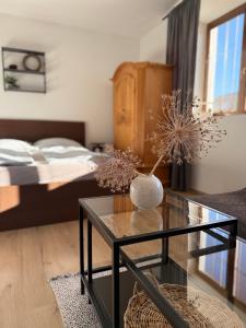Posteľ alebo postele v izbe v ubytovaní Apartment Dubnica Prejta