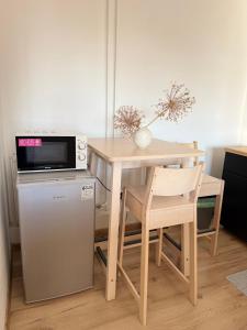 Kuchyňa alebo kuchynka v ubytovaní Apartment Dubnica Prejta