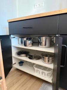 Kuchyňa alebo kuchynka v ubytovaní Apartment Dubnica Prejta