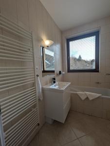 Koupelna v ubytování Apartmany u Denyho