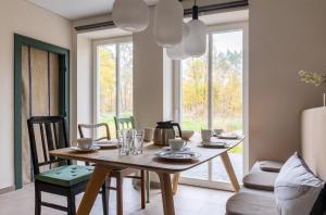 Posezení v ubytování Ferienwohnungen in Wald und Flur - Wohnung Wald
