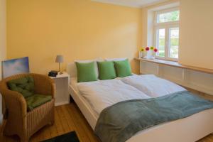 Postel nebo postele na pokoji v ubytování Gudd Stuvv in Annis Haus