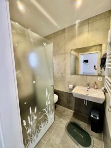 Ένα μπάνιο στο Gästezimmer Beate Rheda Wiedenbrück