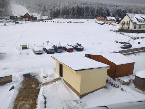 Apartmán JUZION skiareál Bukova hora v zimě