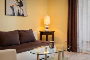 Posezení v ubytování Perla Apartment - 2 min to the beach & free parking