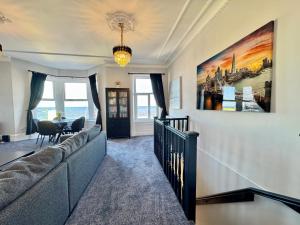 Χώρος καθιστικού στο Seaview Maisonette, Whitley Bay Sea Front