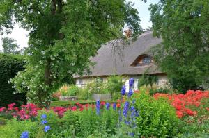 Zahrada ubytování Ferienwohnung Birnengarten am Pfarrgarten Starkow