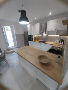 Køkken eller tekøkken på Dome&Mare