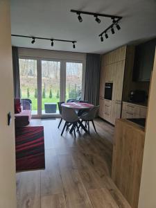 Kuchyňa alebo kuchynka v ubytovaní Apartament Zamkowe Wzgórze