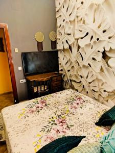 TV a/nebo společenská místnost v ubytování The Magic House