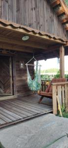 Balkon lub taras w obiekcie Letnisko Sikory
