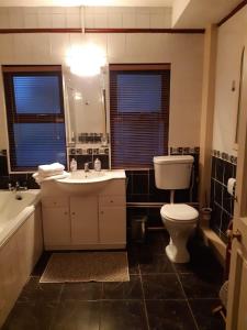 A bathroom at Windmill House, Clongill