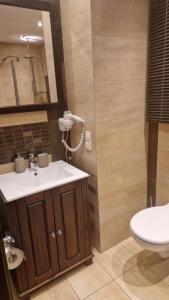 Kúpeľňa v ubytovaní Apartament Bukovy Wisła
