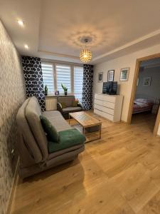 Χώρος καθιστικού στο Apartament Majowy