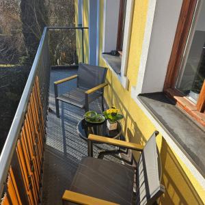 Apartment Salamander的阳台或露台