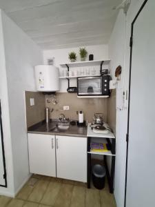 Η κουζίνα ή μικρή κουζίνα στο Complejo 9 de Julio