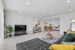 Et tv og/eller underholdning på Kia Ora Apartment