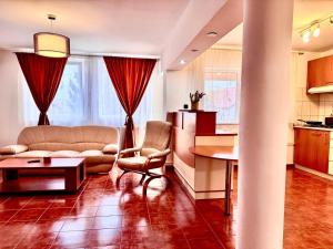 Posezení v ubytování venus resort