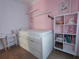 Postel nebo postele na pokoji v ubytování Adosado 160 metros, proximo a la playa y muy espacioso