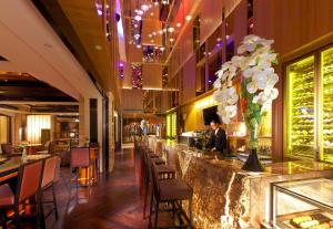ห้องอาหารหรือที่รับประทานอาหารของ The Splendor Hotel Taichung