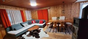 Posezení v ubytování Chalet Bergmann