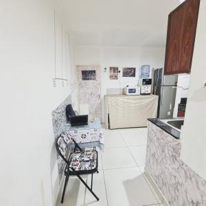 Kuchyň nebo kuchyňský kout v ubytování LA Gold hostel capsule
