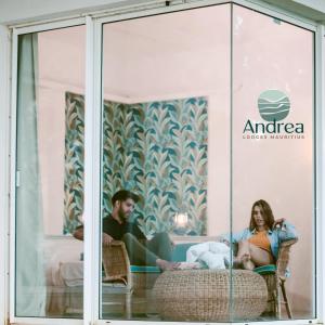 Posezení v ubytování Andrea Lodges